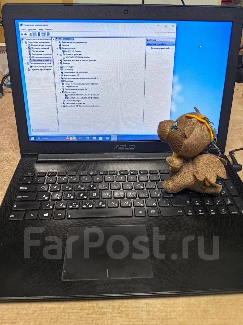 Asus X502C. 15.6", 1,5����, ��� 4 ��, ���� 120���, WiFi: 1, Bluetooth: 1, ����������� �� 3��. ����
