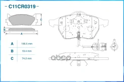 ������� ��������� �������� (AUDI 100/A6 (C4 (TRW GDB1049) C11CR0319 Cworks ���. C11CR0319 C11CR0319 ����