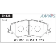 �������� ��������� ������� Advics �������� SN138 ����