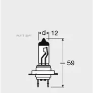 ����� H7 12V 55W PX26d Super +30% ������ ����� 1 ��. Osram 64210SUP 64210SUP ����
