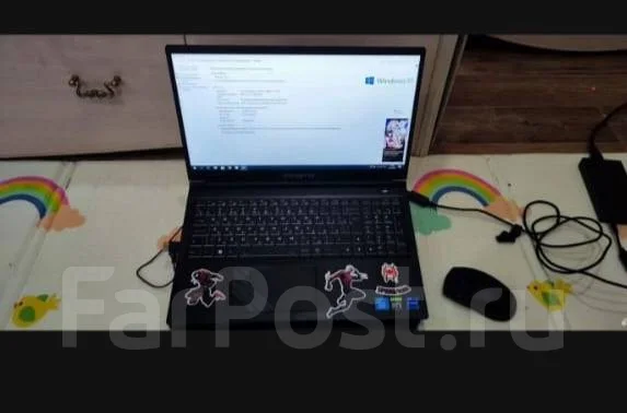 Gigabyte G7 KE. 15.6", 2,5����, ��� 16 ��, ���� 512���, WiFi: 1, Bluetooth: 1 ����