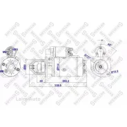 ������� 24V 4KW 9 ������ 45 ��. ������ Volvo F/FL/FM 6/7 96 8802027SX ����