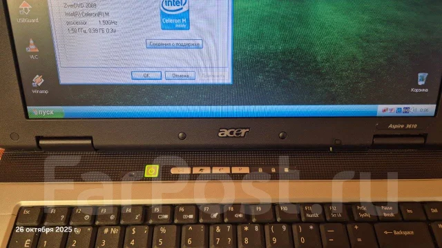 Acer Aspire 3613LC. 15", 1,5����, ��� 1024 ��, ���� 30���, ����������� �� 1��. ����