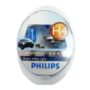 ��������� Philips H4 12V 60/55W P43t Crystal Vision (12342CV), Eurobox-2�� ����