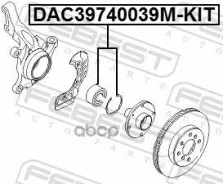 ���������� ������� ��������! ABS, 39x74x39Ford Tourneo/Transit Connect 1.8 02 �/� [178Febestdac39740039MKIT] DAC39740039MKIT ����