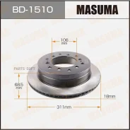 ���� ��������� Masuma, rear Toyota LAND Cruiser / KDJ90L Masuma BD1510, ������ BD1510 ����