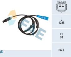Wheel speed sensor - ABS 78233 FAE 78233 ����