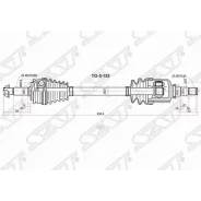 ������ � ����� Toyota Corolla (E150) 06-13 / Auris 06-12 (�������/ �����) SAT TO5152, ����� �������� TO5152 ����
