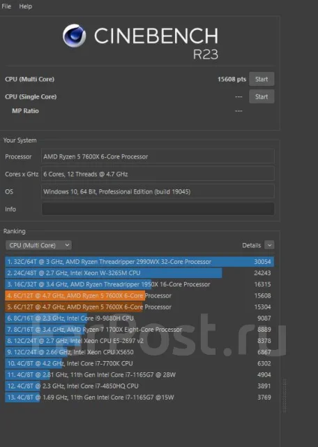 AMD Ryzen 5 7600X ����