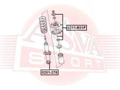 ����� ��������� ������������ Nissan ASVA 0211-R51F 0211R51F ����