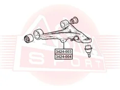 ����� �������� ������ ������ Cadillac Cadillac STS, CTS, SRX 2004- ASVA 3424-004 3424004 ����