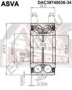 ��������� ��������� ������������� 39�74�36-34 Asva DAC39740036-34 DAC3974003634 ����