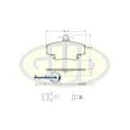 ������� ��������� Renault Logan 04-/Sandero 08-/CLIO 91- ���. ��� ������� GUD GBP014120 GBP014120 ����