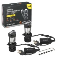 ����� ���������. H4, 12/24�, 60��, 6500� (�����), 7000��, ��� �������. ������, 2 ��. BI-LED LENS Airline AEAR224 AEAR224 ����