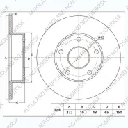 ���� ��������� ������ Volkswagen Golf 12-21, Jetta 10-19, Skoda Octavia 08-13, Octavia 13-20, Yeti 09-18 (272 *10 *5x112 ��. ) Patron P1001 1K0615601A...
