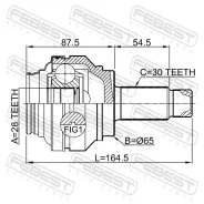 ���� �������� 28x65x30 | ��� ����/��� | Febest 1910F06R 1910F06R ����