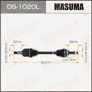 ������ � ����� Masuma, Toyota Corolla Fielder / ZRE142G LH DS-1020L, ����� DS1020L ����
