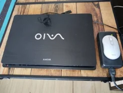 Sony VAIO. 17.3", 2����, ��� 16 ��, ���� 500���, WiFi: 1, Bluetooth: 1, ����������� �� 3��. ����