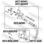������� ��������� ������ R Mazda 6 GG 2002-2008 FE 0577MZ6RR 0577MZ6RR ����