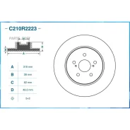���� ��������� �������� Toyota Cworks C210R2223 - C210R2223 ����