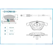 ������� ��������� �������� (Low Metallic) BMW Cworks C11CR0133 C11CR0133 ����