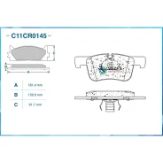 ������� ��������� �������� (Low Metallic) BMW Cworks C11CR0145 C11CR0145 ����