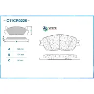 ��������� ������� ��������, Semi Metallic (������ ��� C110192390) Cworks C11CR0226 C11CR0226 ����