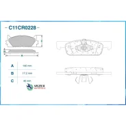 ������� ��������� �������� (Low Metallic) Renault Cworks C11CR0228 C11CR0228 ����