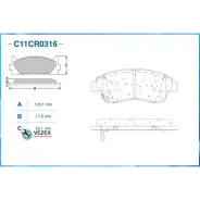������� ��������� �������� Toyota Cworks C11CR0316 C11CR0316 ����