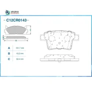 ������� ��������� ������ (NAO) FORD Cworks C12CR0143 C12CR0143 ����