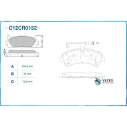 ������� ��������� Mercedes-BENZ Sprinter 3-T C �������� ����������/������� ����� (B906) 03/2009 - 05/2016 ����. Cworks C12CR0152 C12CR0152 ����