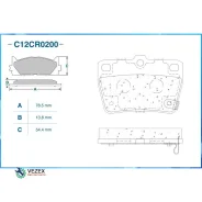 ������� ��������� Chery Tiggo 09/2010 - 12/2014 ����. Cworks C12CR0200 C12CR0200 ����