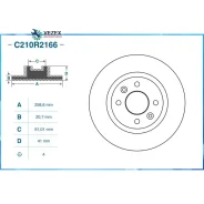 ���� ��������� �������� Renault Cworks C210R2166 C210R2166 ����