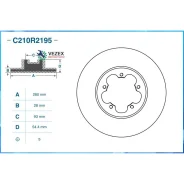 ���� ��������� FORD Transit C �������� ����������/������� ����� (FM / FN / F 04/2006 - �� �. �. �����. Cworks C210R2195 C210R2195 ����