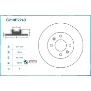 ���� ��������� �������� Hyundai / KIA Cworks C210R2249 C210R2249 ����