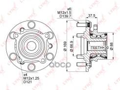 ������� ������ | ����� ����/��� | Mitsubishi Pajero (V8_, V9_) 07- / Pajero Sport (KH8W) 09- / L200 (KA_T, KB_T) 05- LYNXauto ���. WH1126 LYNXauto WH1...