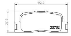 ������� ��������� (�����) Toyota Camry (XV30) 01-06 / Wish 03-17 PF1458 ����