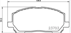 ������� ��������� (�������) Toyota Highlander 00-07 / Kluger V 00-10 PF1457 ����