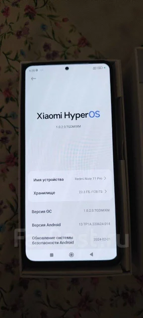 Xiaomi Redmi Note 11 Pro. �/�, 128 ��, �����, 4G LTE, Dual-SIM, NFC ����