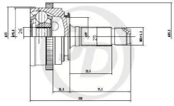 ���� �������� ���������� ���� �������� ��� Honda Logo (���� �������) JCT0013A JD JCT0013A ����