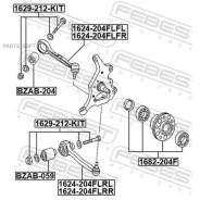 ����� �������� ������ ����� Febest 1624204FLRL 1624204FLRL ����