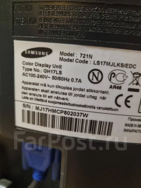 Samsung. 17", ���������� �� (LCD, LED, QLED) ����
