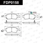������� ��������� Toyota Camry(V10/20) -99 FAP FDP0158 FDP0158 ����