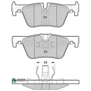������� �������� ������! BMW 1 F20 1.6/1.8/2.0D 11 Fremax FBP1874 FBP1874 ����