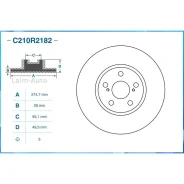 ���� ��������� �������� Toyota C210R2182 ����