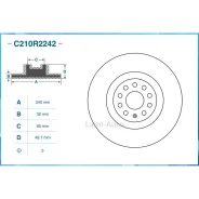 ���� ��������� �������� VAG C210R2242 ����