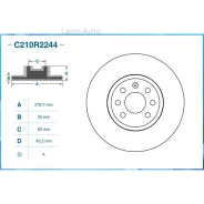 ��������� ���� �������� C210R2244 ����