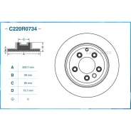 ��������� ���� ������ C220R0734 ����
