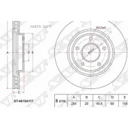 ���� ��������� (�����) Mitsubishi ASX 10- / Lancer 07-17 SAT ST-4615A117 ST4615A117 ����