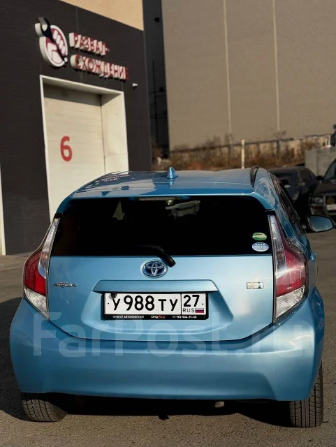 Toyota Aqua. �������, ��������, 1.5 (74��.�.), ������, 346 754����. �� ����
